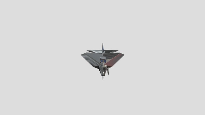 Scifi Ship 3D Model