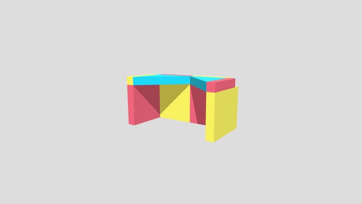 Укрытие шалаш 3D Model