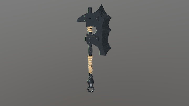 TSDV24 _Parcial1_Apellido_Nombre-Hacha 3D Model