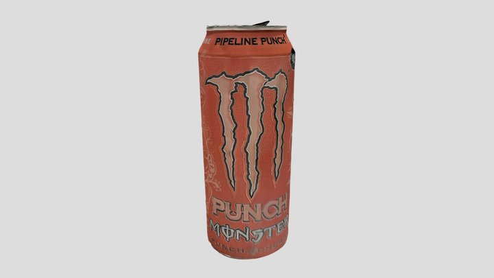 Monster Energy Can - Pipeline Punch – Modello 3D gratuito STL