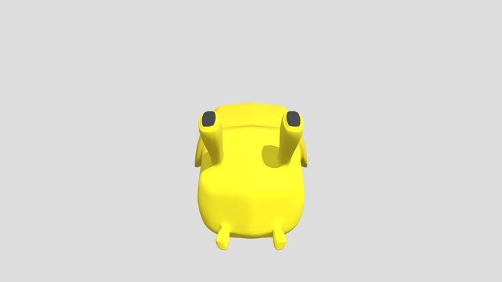 Banana Slug 3D Model