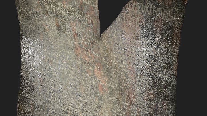 The Tabula of the Ligures Baebiani 3D Model