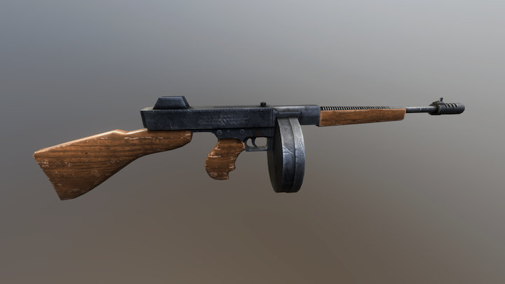 Thompson_m1928 3D models - Sketchfab