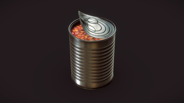Can of beans 3D Model