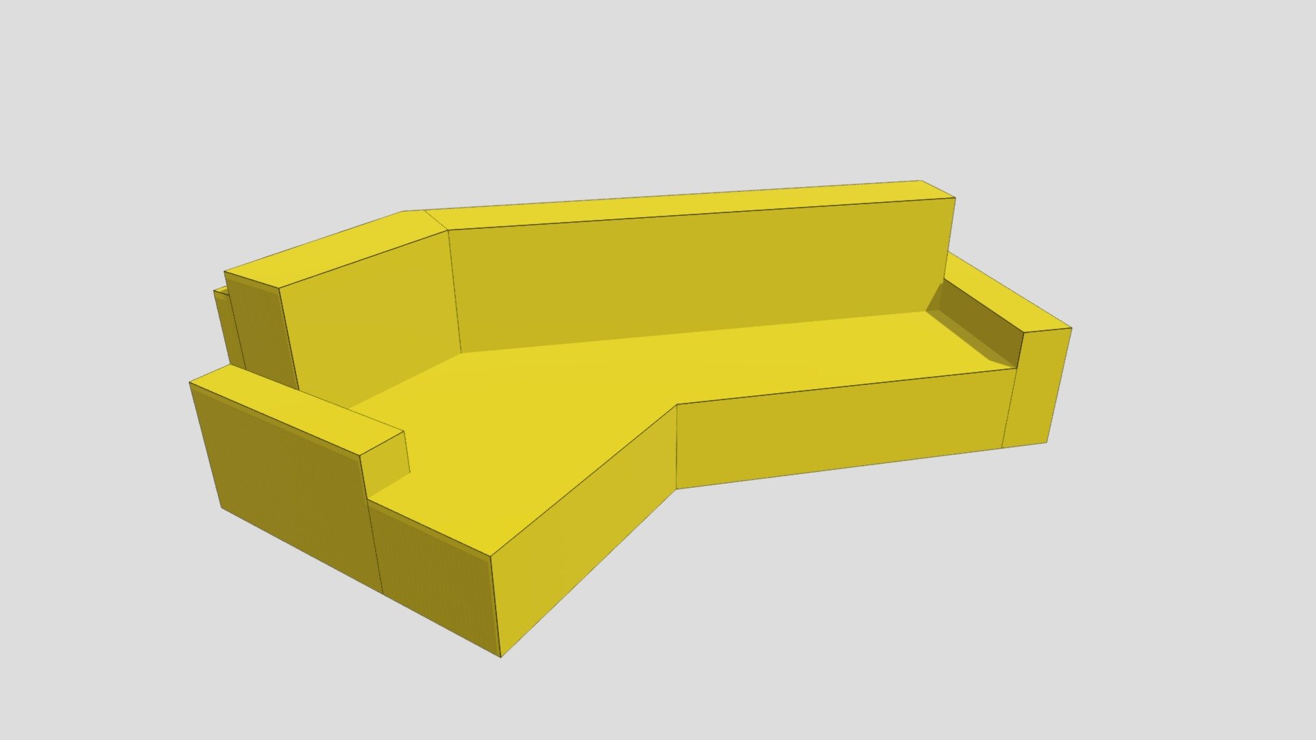 Room and Board Couch 12MAR24 Download Free 3D model by tprevis
