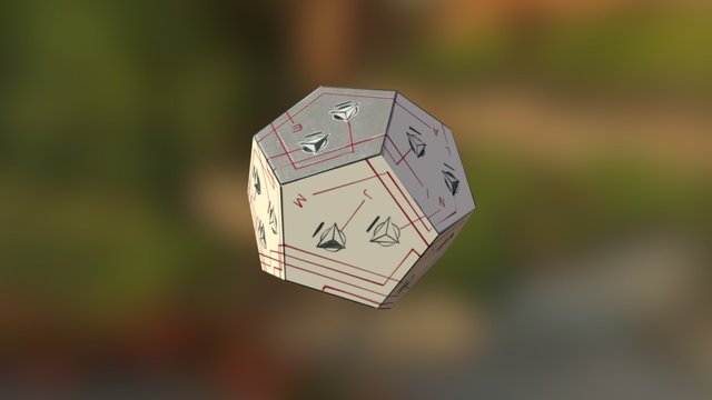 Order of 10 - Challenge 6 Dodecahedron 3D Model