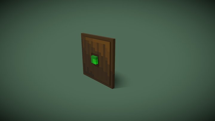 Wooden shield 3D Model