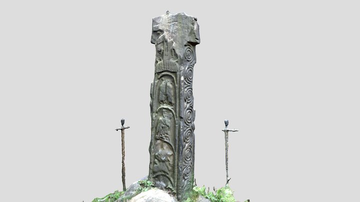 High Cross, Bakewell, Derbyshire, UK 3D Model