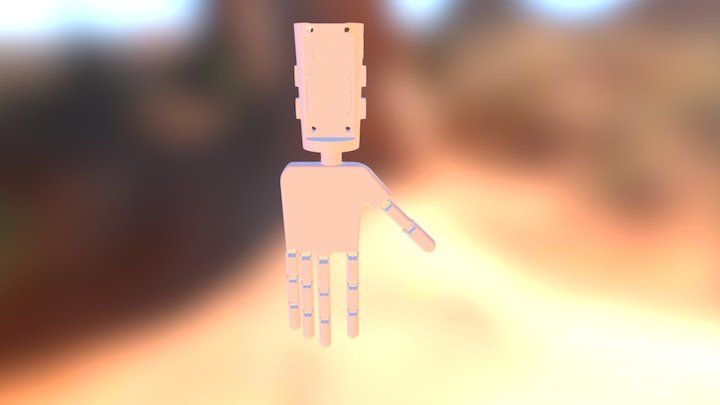 Final Remote Controlled Copy Hand 3D Model