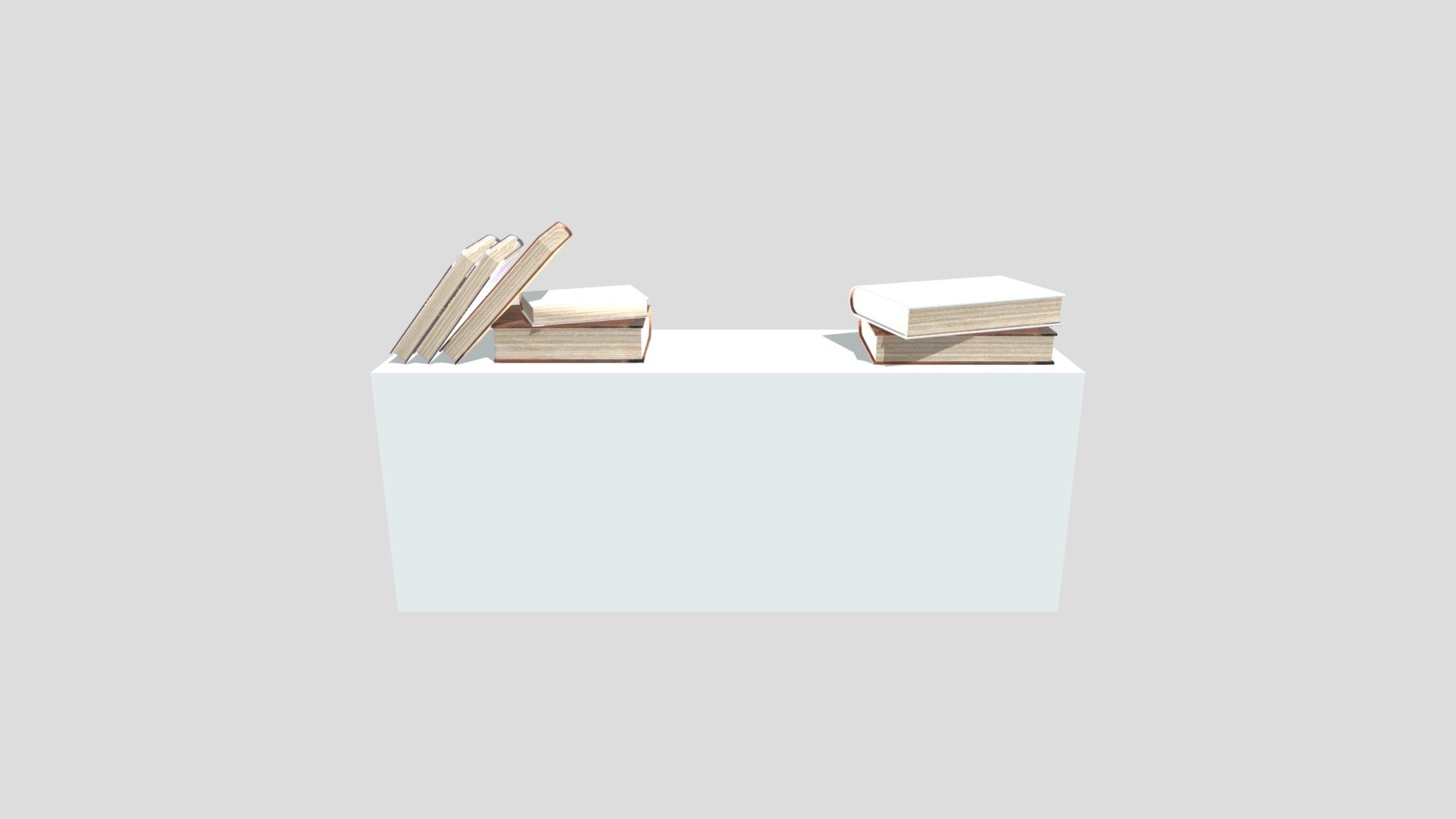 Bookshelf - Download Free 3D model by dimithi99 [5663d43] - Sketchfab
