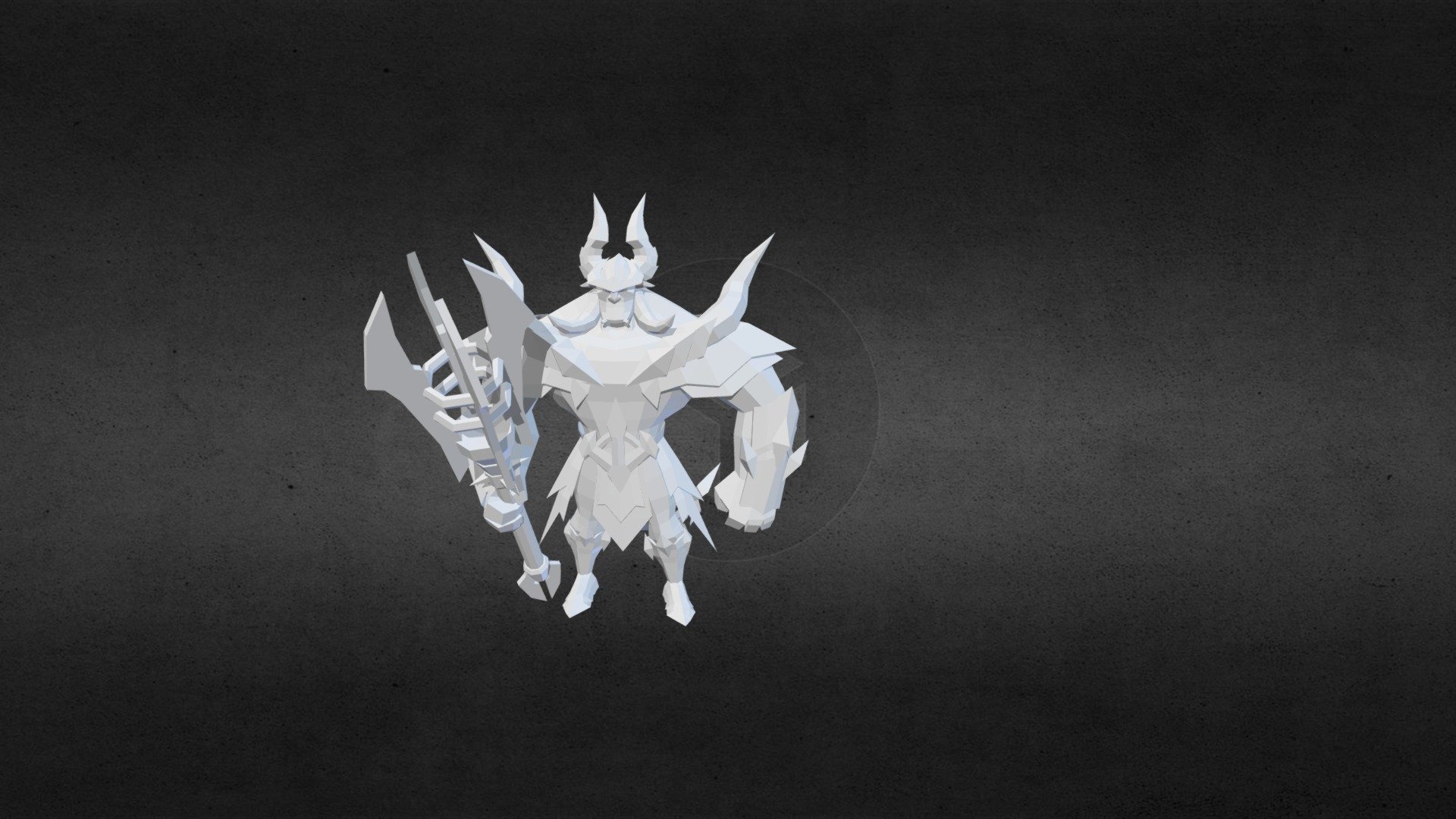 低多边形角色  low poly character