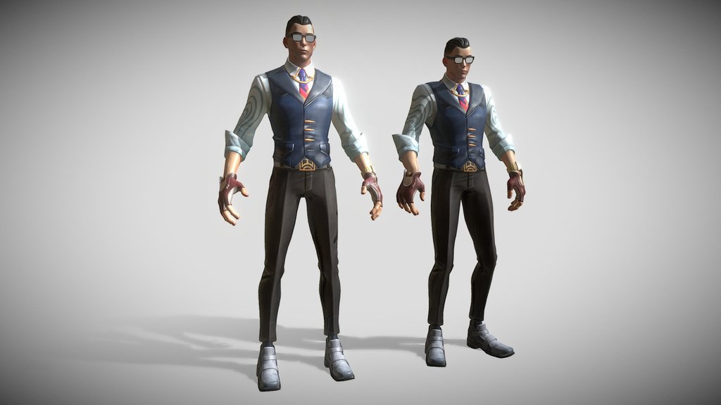 Chamber Valorant 3D Model