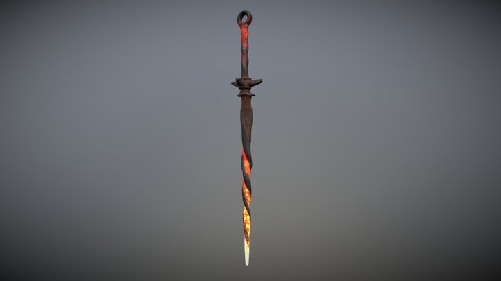 Firelink Coiled Sword From Dark Souls 3D Model