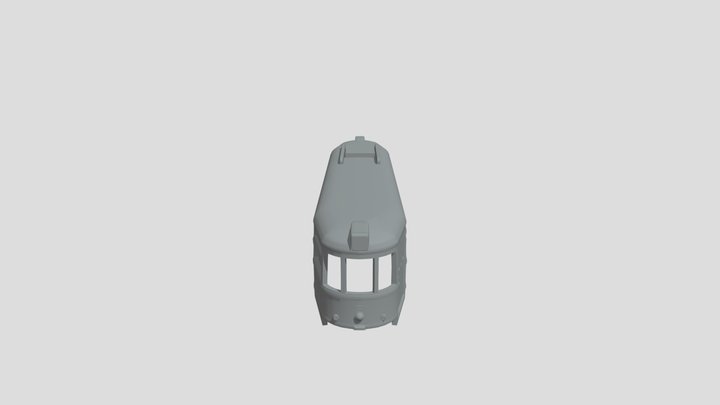 Tram for the game (without movement) 3D Model