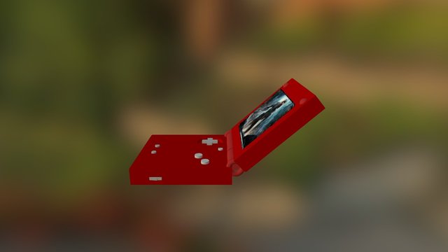 Gameboy 3D Model