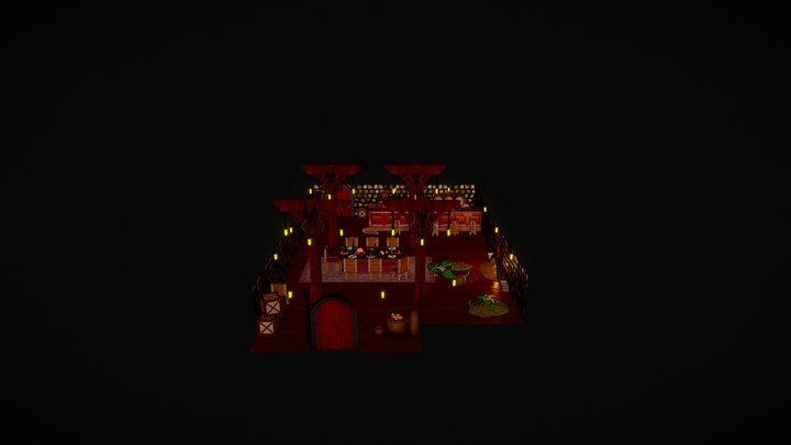 Sleepy Dragon Inn 3D Model