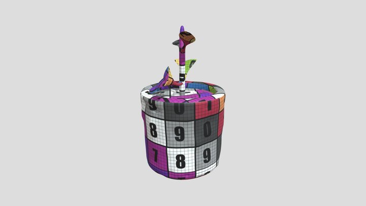 SM_HPSucculentExport 3D Model