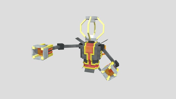 Maglight robot v1 3D Model