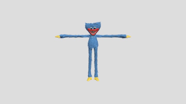 Huggy Wuggy 3D Model