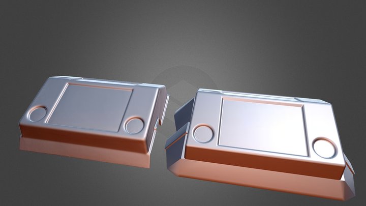 Scan Of C-control & CAD Model Of V-form 3D Model