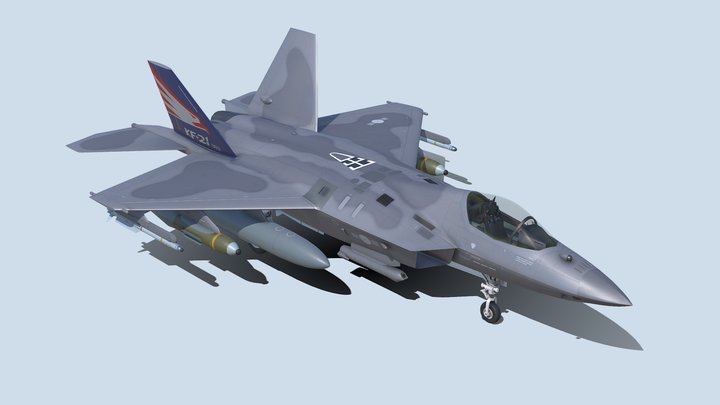 KAI KF-21 Boramae 3D Model
