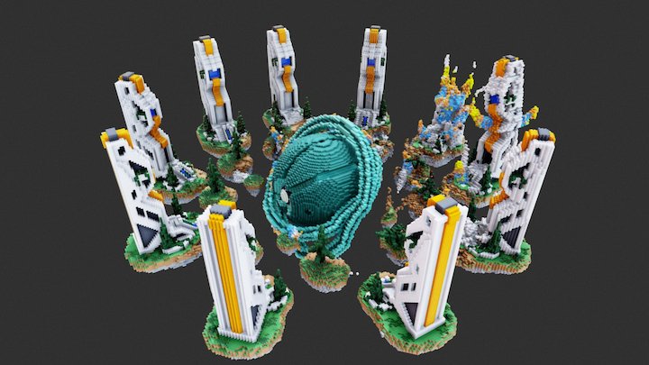 UFO Crash wars 3D Model