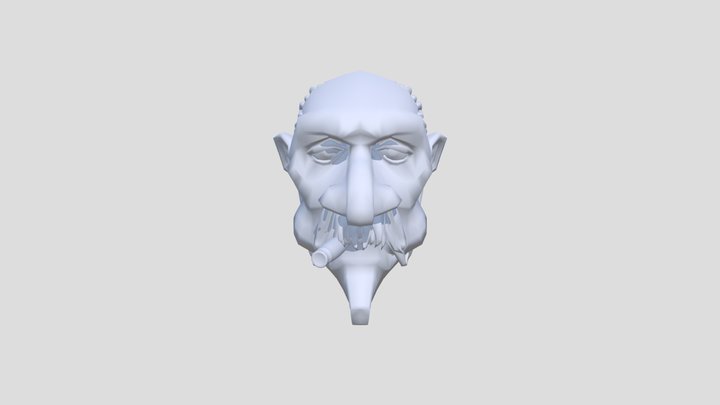 blender face study 3D Model