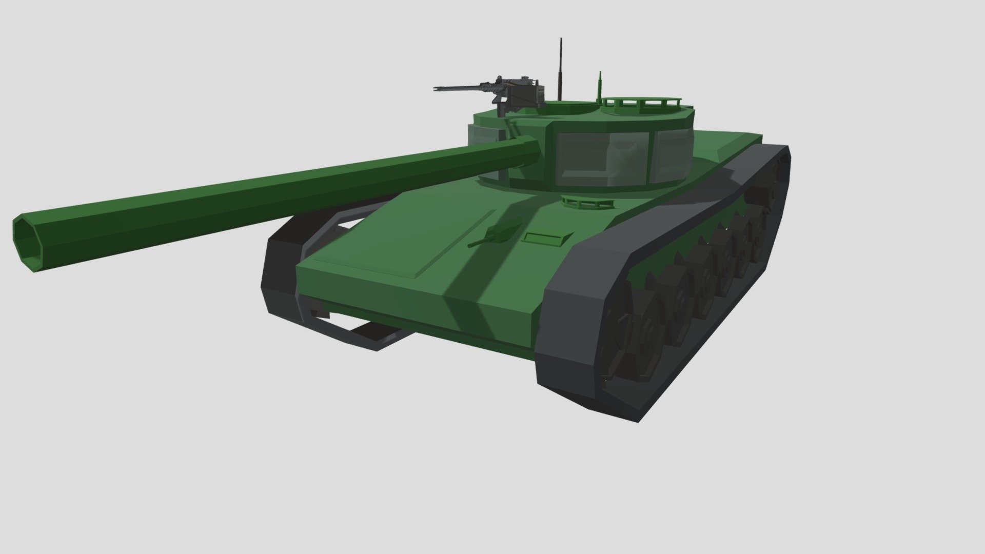 Low Poly Tank Samarium [prototype] - Download Free 3D model by Longin ...