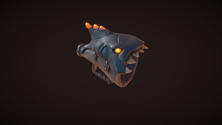 Stylized Speaking Trumpet 3D Model