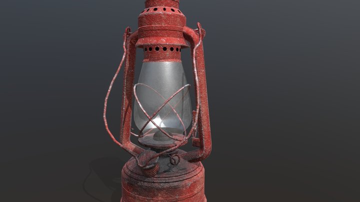 Old Lantern 3D Model