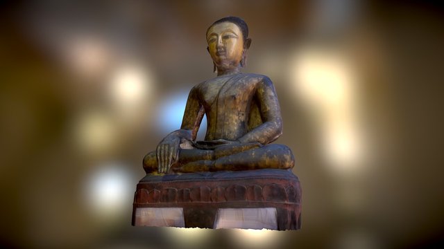 Buddha earth-touching gesture