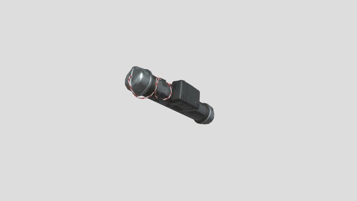 Game Ready Pipe Bomb 3D Model