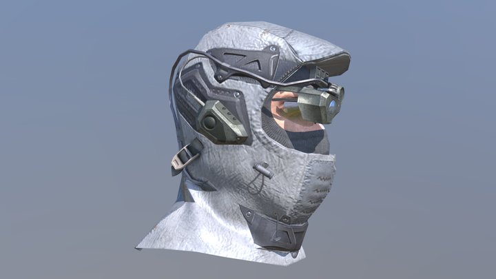Sniper Head 3D Model
