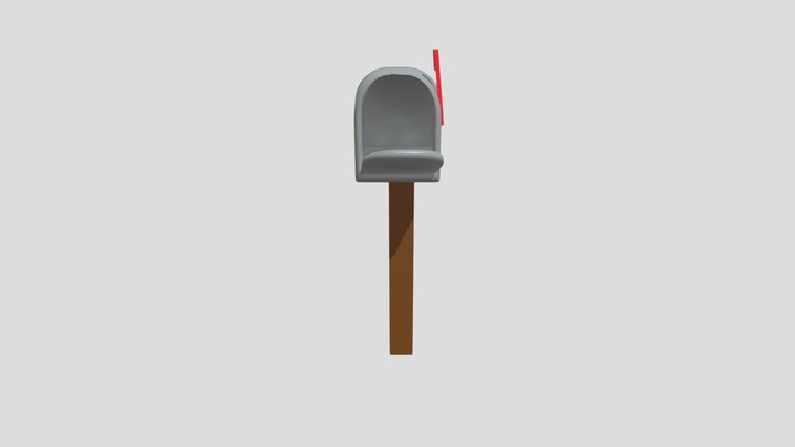 Mailbox 3D Blender 3D Model