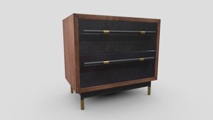 Oberlin Nightstand 3D Model