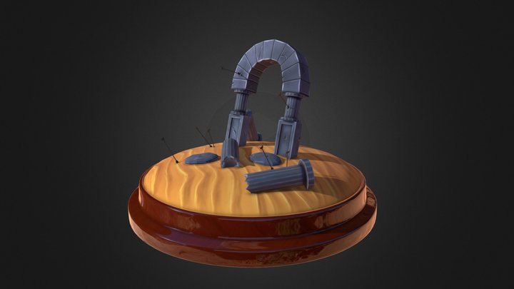 Sand And Stone 3D Model