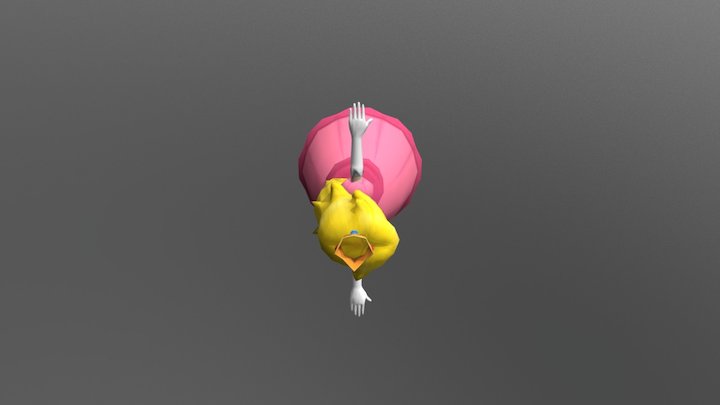 Peach Mario Party 9 3D Model