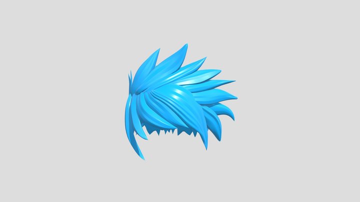 Cabelo de Kai Aris 3D Model
