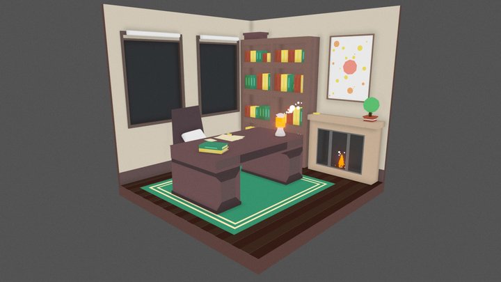 Lil' Office 3D Model
