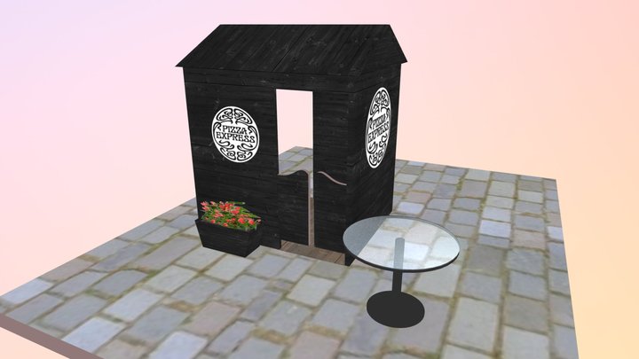 Pizza Express Hut 3D Model