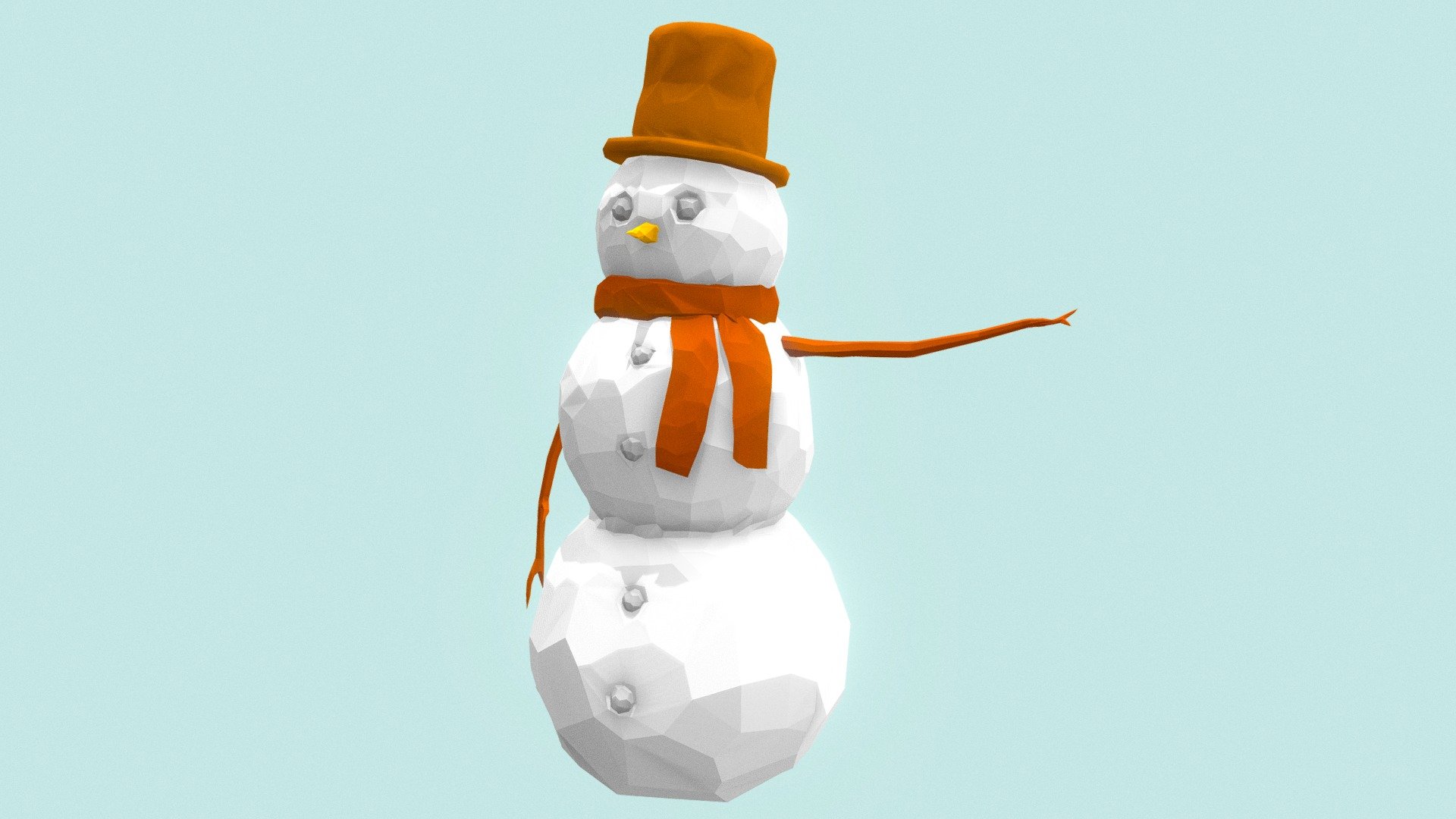 Polygon Snowman - Download Free 3D model by MerryLeo [5677c97] - Sketchfab