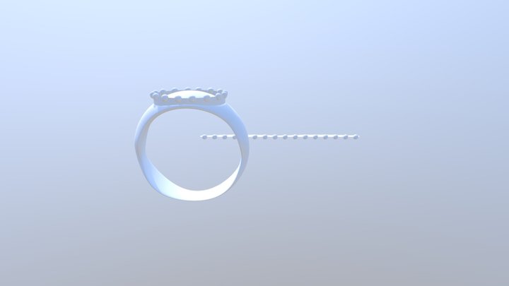 זהר דנה טבעת פוטבול 3D Model