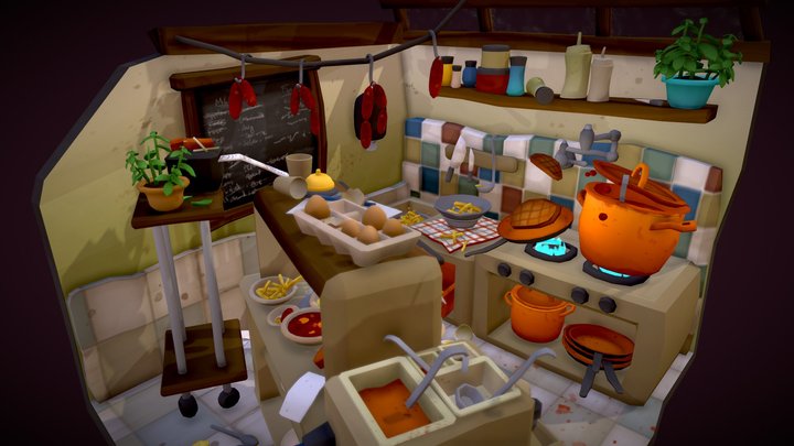 DAE Crib - Behind the Line 3D Model