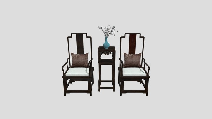 Chinese chair 3D Model