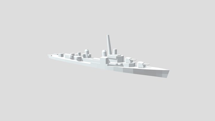 USS Vogelgesang - Model for small scale printing