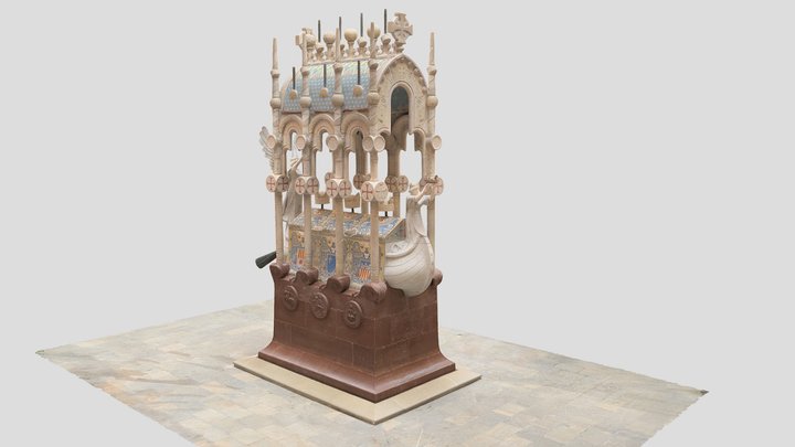 Mausoleu de Jaume I (Lluís Domènech i Montaner) 3D Model