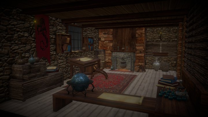 Escenario Medieval 3D Model