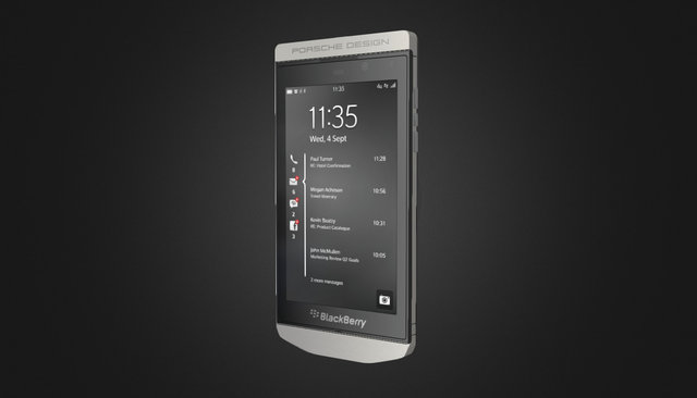 Blackberry Porsche 3D Model