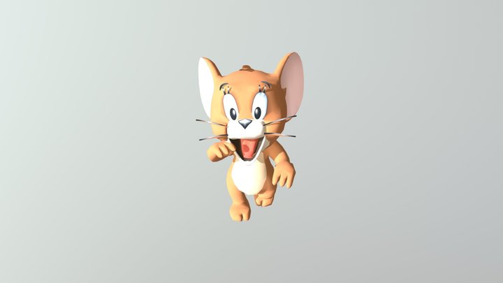 Running Jerry 3D Model