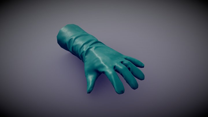 Plastic Glove 3D Model